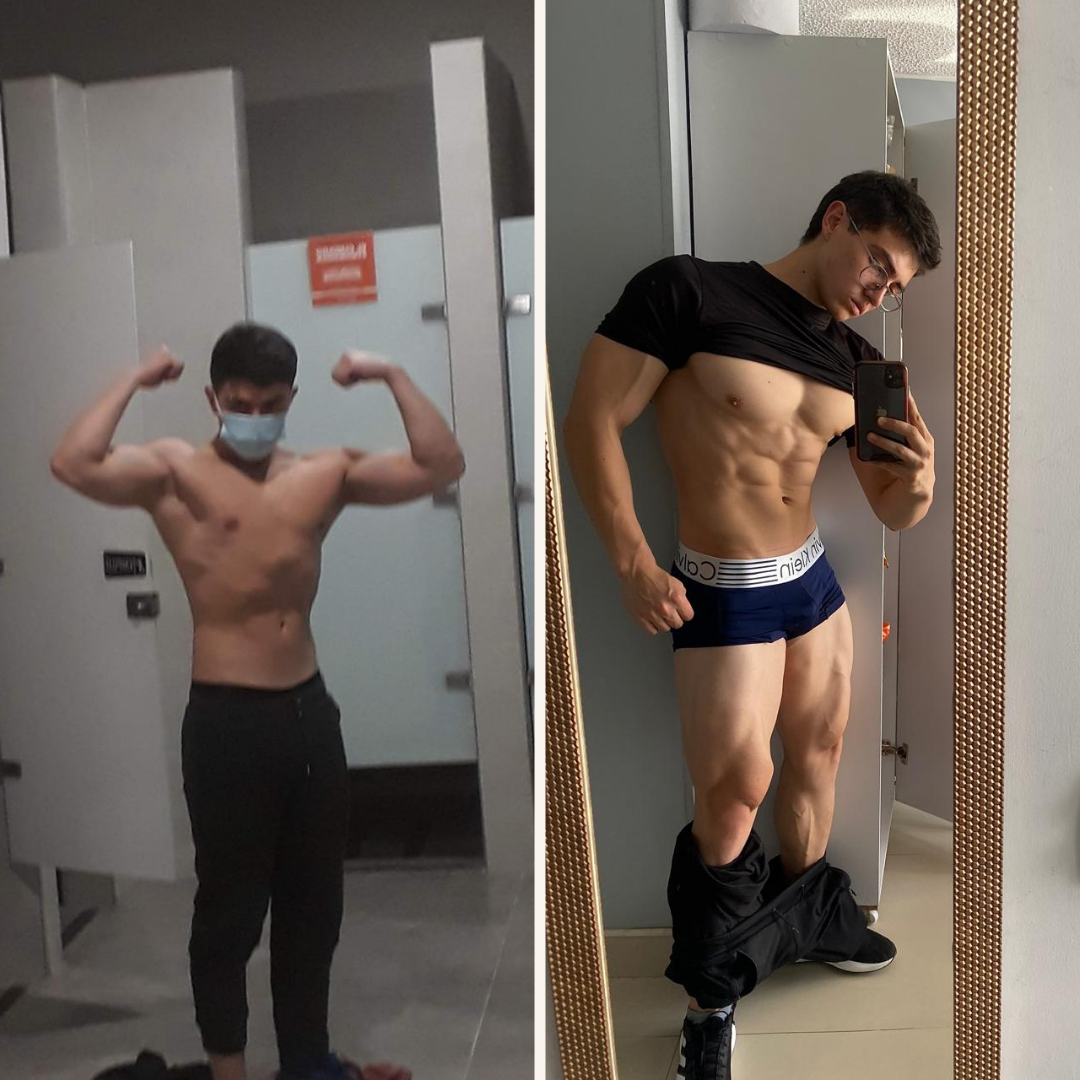 Transformación 1 — Ganancia muscular